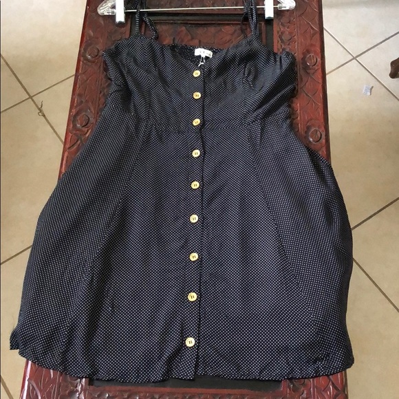 #23 GIRLY & FLIRTY LITTLE BLACK DOTTED DRESS - Picture 4 of 8